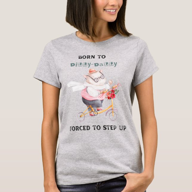 Besetztes Frauenhemd T-Shirt (Vorderseite)