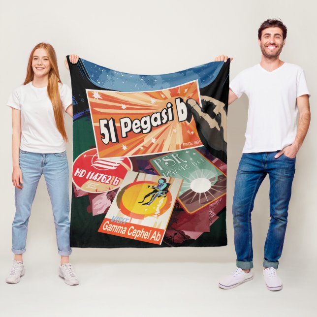 Besichtigen Sie das erste Exoplanet-System von auß Fleecedecke (Beispiel)