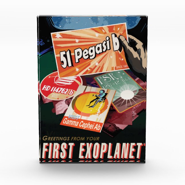 Besichtigen Sie das erste Exoplanet-System von auß Fotoblock (Vorderseite)