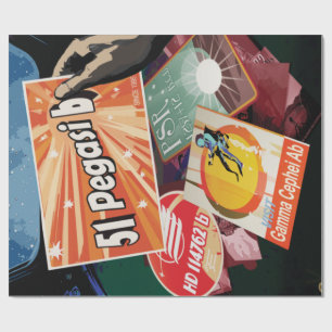 Besichtigen Sie das erste Exoplanet-System von auß Geschenkpapier