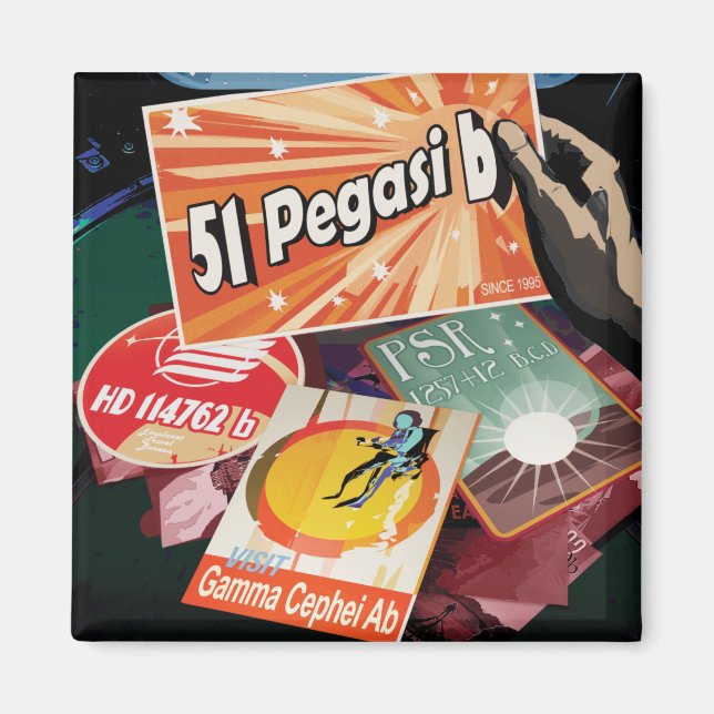 Besichtigen Sie das erste Exoplanet-System von auß Magnet (Vorne)