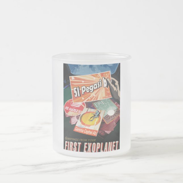 Besichtigen Sie das erste Exoplanet-System von auß Mattglastasse (Mittel)