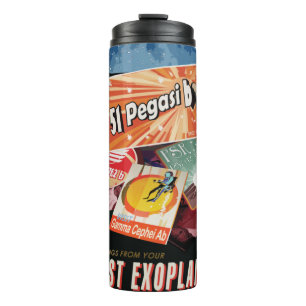 Besichtigen Sie das erste Exoplanet-System von auß Thermosbecher