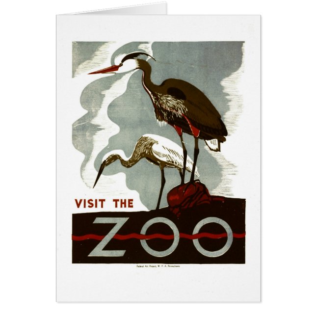 Besichtigen Sie den Zoo - WPA-Plakat - (Vorne)