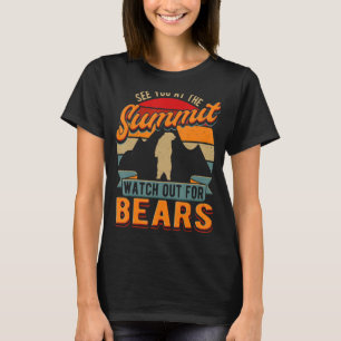 Besichtigen Sie die Berggipfel Wandergebirge Natur T-Shirt