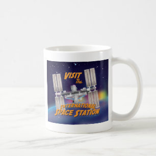 Besichtigen Sie die internationale Weltraumstation Tasse