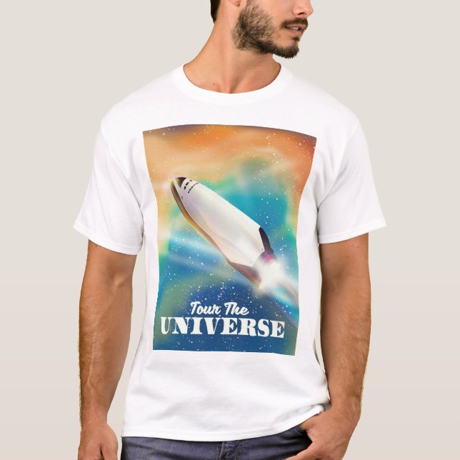 Besichtigen Sie die Weltraumkunst des Universums. T-Shirt (Vorderseite)