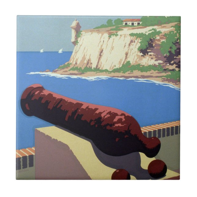 Besichtigung der Festung El Morro, Puerto Rico, Al Fliese (Vorderseite)