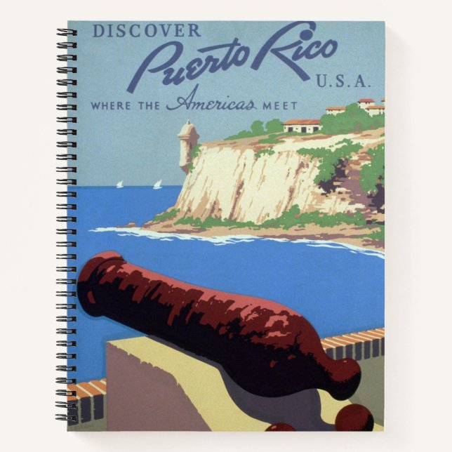 Besichtigung der Festung El Morro, Puerto Rico, Al Notizbuch (Vorderseite)