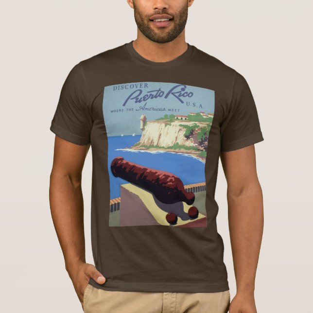 Besichtigung der Festung El Morro, Puerto Rico, Al T-Shirt (Vorderseite)