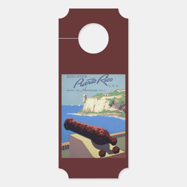 Besichtigung der Festung El Morro, Puerto Rico, Al Türanhänger (Vorderseite)