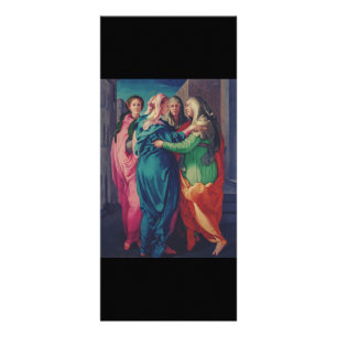 Besichtigung der Jungfrau von Pontormo Werbekarte