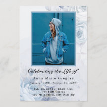 Besichtigung des blauen Fotos