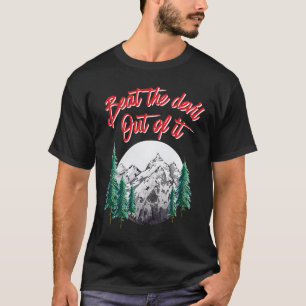 Besiege den Teufel aus ihm Hippie-Künstler Maler T T-Shirt