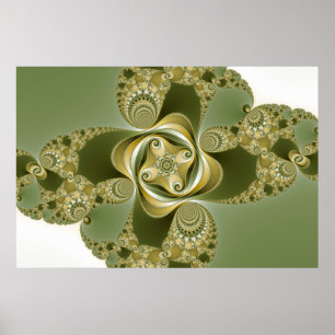 Besiege dies - Fraktal Poster