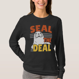 Besiegeln Sie das Geschäft Unterwasser Tier Meeres T-Shirt