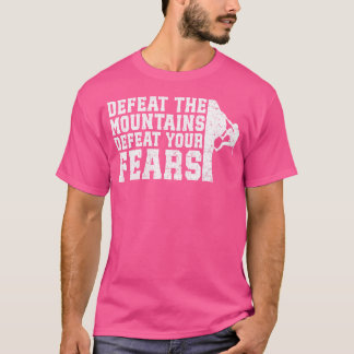 Besiegen Sie den Berg Berg Klettersteig T-Shirt