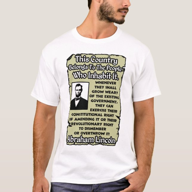 Besiegen Sie die Regierung T-Shirt (Vorderseite)