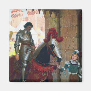 Besiegt, von Edmund Blair Leighton Magnet