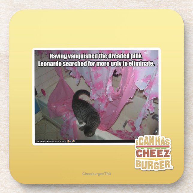 Besiegte das gefürchtete Rosa Untersetzer (Vorderseite)