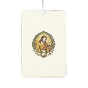Besiegter Jesus raucht verbrannte Toast Frühstück  Autolufterfrischer