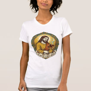 Besiegter Jesus raucht verbrannte Toast Frühstück T-Shirt
