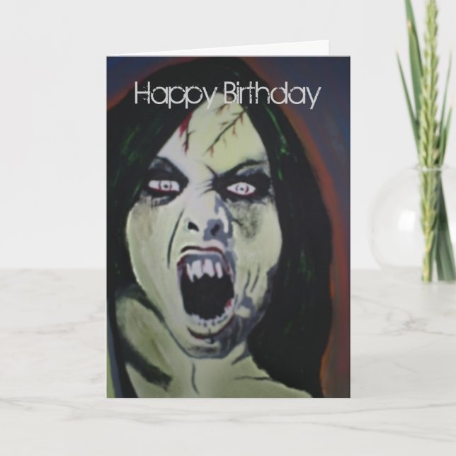 'Besitz' Birthday Card Karte (Vorderseite)