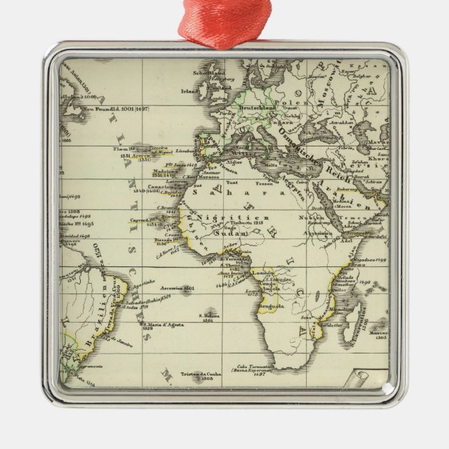 Besitz der Spanier Silbernes Ornament (Vorne)