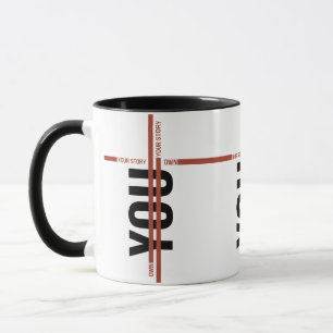 Besitze Dein Story-Shirt – Fette Motivationsbotsch Tasse