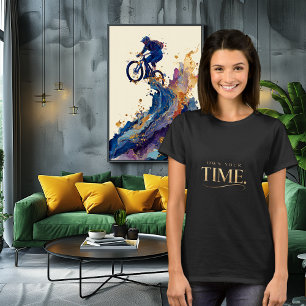 Besitze deine Zeit Minimalistisches Empowerment-Zi T-Shirt