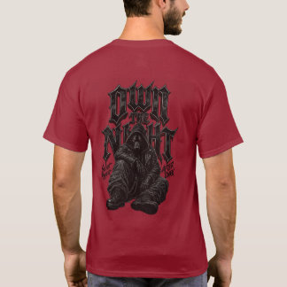 Besitze die dunkle gothische einsame-Wolf-Grunge-T T-Shirt
