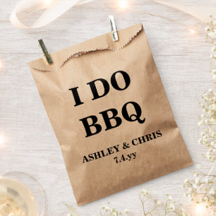 Besitzer der Hochzeit Barbeque I GRILLEN Barn Geschenktütchen