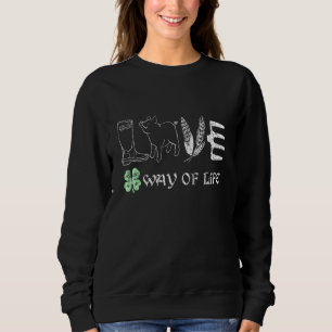 Besitzer der Liebe Pig Grafische Guinea Sweatshirt