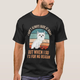 Besitzer der maltesischen Hundebarking Breed Puppy T-Shirt
