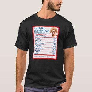 Besitzer der Pudel-Hunderasse Lustige Ernährungsfa T-Shirt