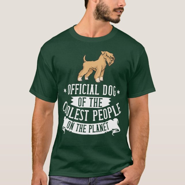 Besitzer der Welpen mit weichem Wheaten Terrier Do T-Shirt (Vorderseite)