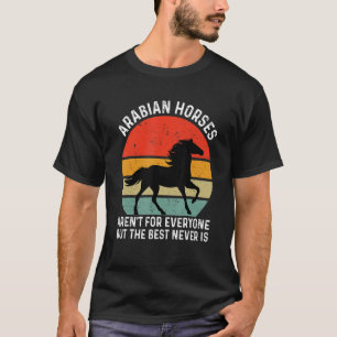 Besitzer des arabischen Pferdes Retro-Pferdes T-Shirt