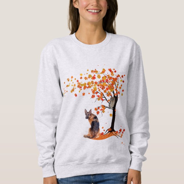 Besitzer des Hundes der deutschen Schäferhunde und Sweatshirt (Vorderseite)