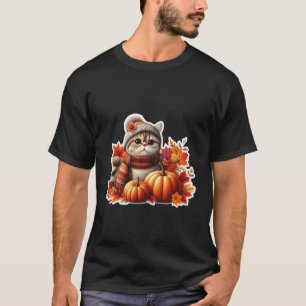 Besitzer einer exotischen Kurzhaar-Autumn Fall Kat T-Shirt