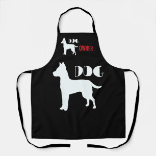 BESITZER EINER HUNDE Black Veterinarian Schürze