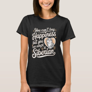 Besitzer einer sibirischen Katze adoptiert eine Si T-Shirt