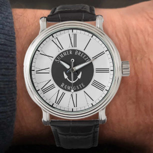 Besitzer eines Bootes, Schiffes oder einer Yacht-C Armbanduhr