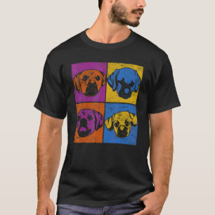 Besitzer eines niedlichen Puggle-Hundes Tier Haust T-Shirt