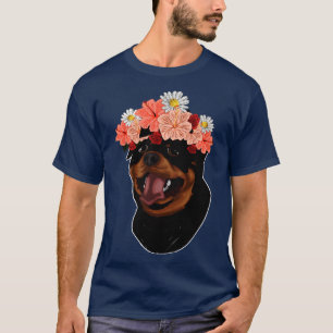 Besitzer von botanischen Hunden Blumenkrone Hausti T-Shirt
