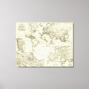 Besitzungen der Spanier Leinwanddruck