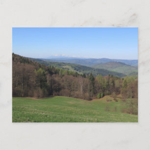 Beskid Sadecki Spring Postkarte