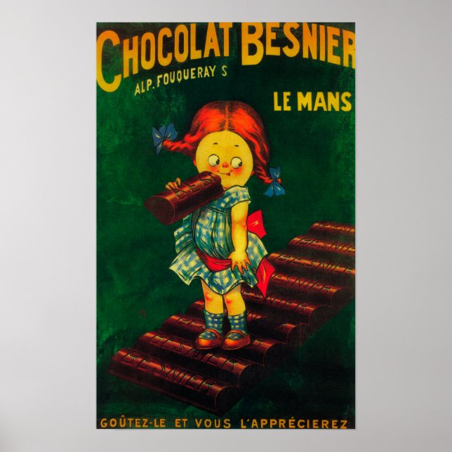 Besnier Chocolate Promotionposter Poster (Vorne)