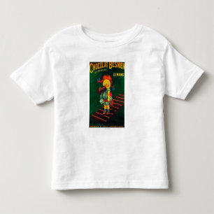 Besnier Schokoladen-förderndes Plakat Kleinkind T-shirt