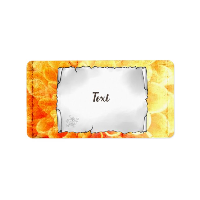 Besonder Adressaufkleber (Vorne)