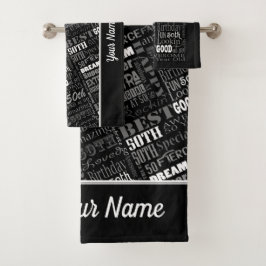 Besondere 50. Geburtstagsparty Personalisierte Ges Badhandtuch Set